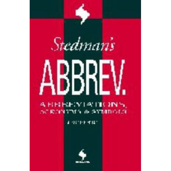 Pre-Owned Stedman's Abbreviations, Acronymns & Symbols (Paperback) 0683404598 9780683404593