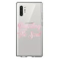 thumbnail image 1 of DistinctInk Clear Shockproof Hybrid Case for Galaxy Note 10 PLUS (6.8" Screen) - TPU Bumper Acrylic Back Tempered Glass Screen Protector - Painting Mends the Soul, 1 of 1