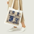 thumbnail image 5 of COMIO  Vintage Tote Bag Cute Cottage Canvas Bag Aesthetic Canvas Tote Bag for Women Tote Shopping Beach Bag Shoulder Bag Reusable Grocery Bag, 5 of 5