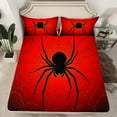 thumbnail image 2 of Manfei Black Spider Full Size Sheets,Lids Halloween Theme Bed Sheets,Spider Webs Sheet Sets For Teens,Super Cozy Room Decor,4-Piece, 2 of 7