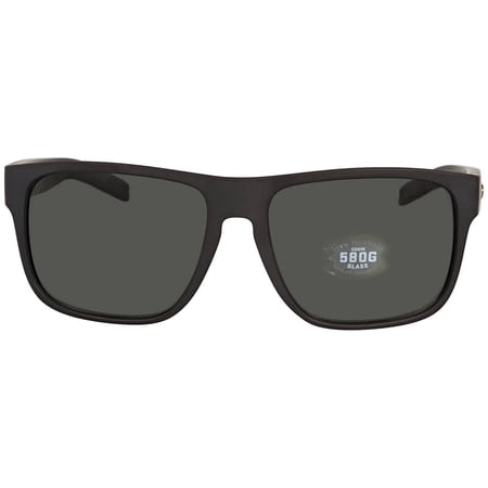 Costa Del Mar SPEARO XL Grey Polarized Glass Rectangular Men's Sunglasses 6S9013 901304 59