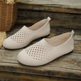 thumbnail image 5 of Women's Hollow Out Ballet Flats Shoes Comfortable Slip On Dress Shoes Lightweight Wide Toe Box Knit Loafers, 5 of 6