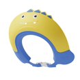 thumbnail image 4 of Tnobhg Baby Shower Cap Shield Adjustable Silicone Bath Visor Cute Dinosaur Shampoo Bathing Hat Eye Ear Protector Flexible Leak-proof Baby Shower Cap for Toddlers, 4 of 7