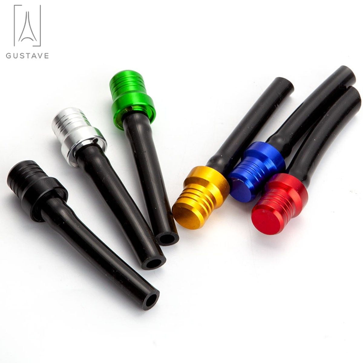 Gustavedesign 6PCS Fuel Gas Cap Valve Vent Universal Tube Breather Hose