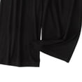 thumbnail image 6 of CPNG Girls Loose Casual Pants Candy Colored Baggy Wide Leg Anti-Mosquito Elastic High Waist Drawstring Pants(Black,6-7 Years), 6 of 9