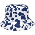thumbnail image 5 of CoCopeaunts Cow Bucket Hat for Women Packable Double-Sided Wear Summer Cotton Men Fisherman Hat Beach Outdoor Sunshade Caps, 5 of 8