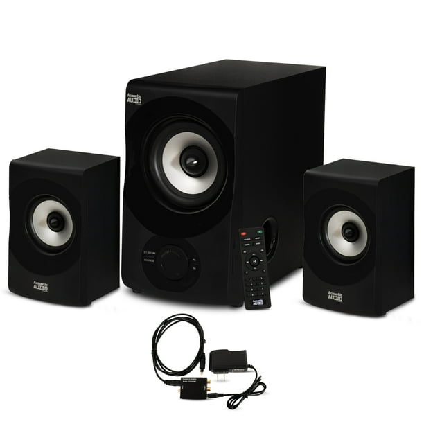 Acoustic Audio AA2171 Bluetooth 2.1 Home Speaker System with Digital