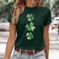 thumbnail image 2 of Wangmeiwg Women's St. Patrick's Day Crew Neck Short Sleeve T Shirt Summer Short Sleeve, 2 of 4