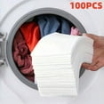 thumbnail image 2 of 100/10 Pcs Tablettes de Lessive Absorbant la Couleur Anti-Teinture pour Machine à Laver Feuilles Attrape-Couleur 10 Pcs, 2 of 6