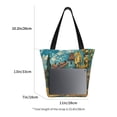 thumbnail image 5 of Fotbe Impressionist Village Sky Pattern Beach Tote,Shoulder Handbag,Spacious Tote Bag,Lightweight Travel Bag,Versatile Shopping Bag, 5 of 9