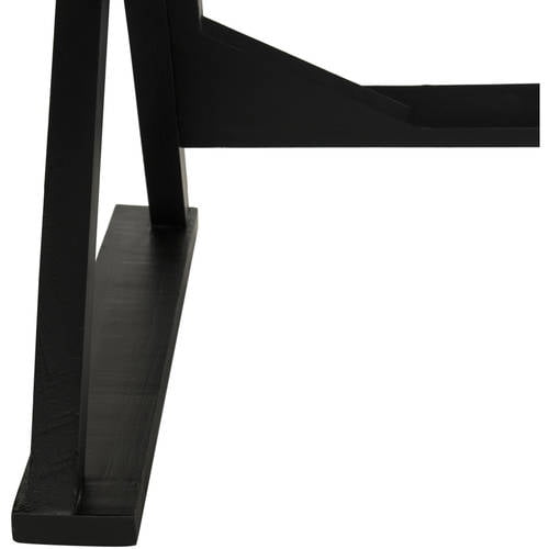SAFAVIEH Gilbert Solid Glam Writing Desk with 3 Drawers, Weathered Black