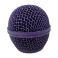 thumbnail image 2 of MERIGLARE Metal Replacement Ball Head Mesh Microphone Grille for Beta58a SM58 Microphone Purple, 2 of 9
