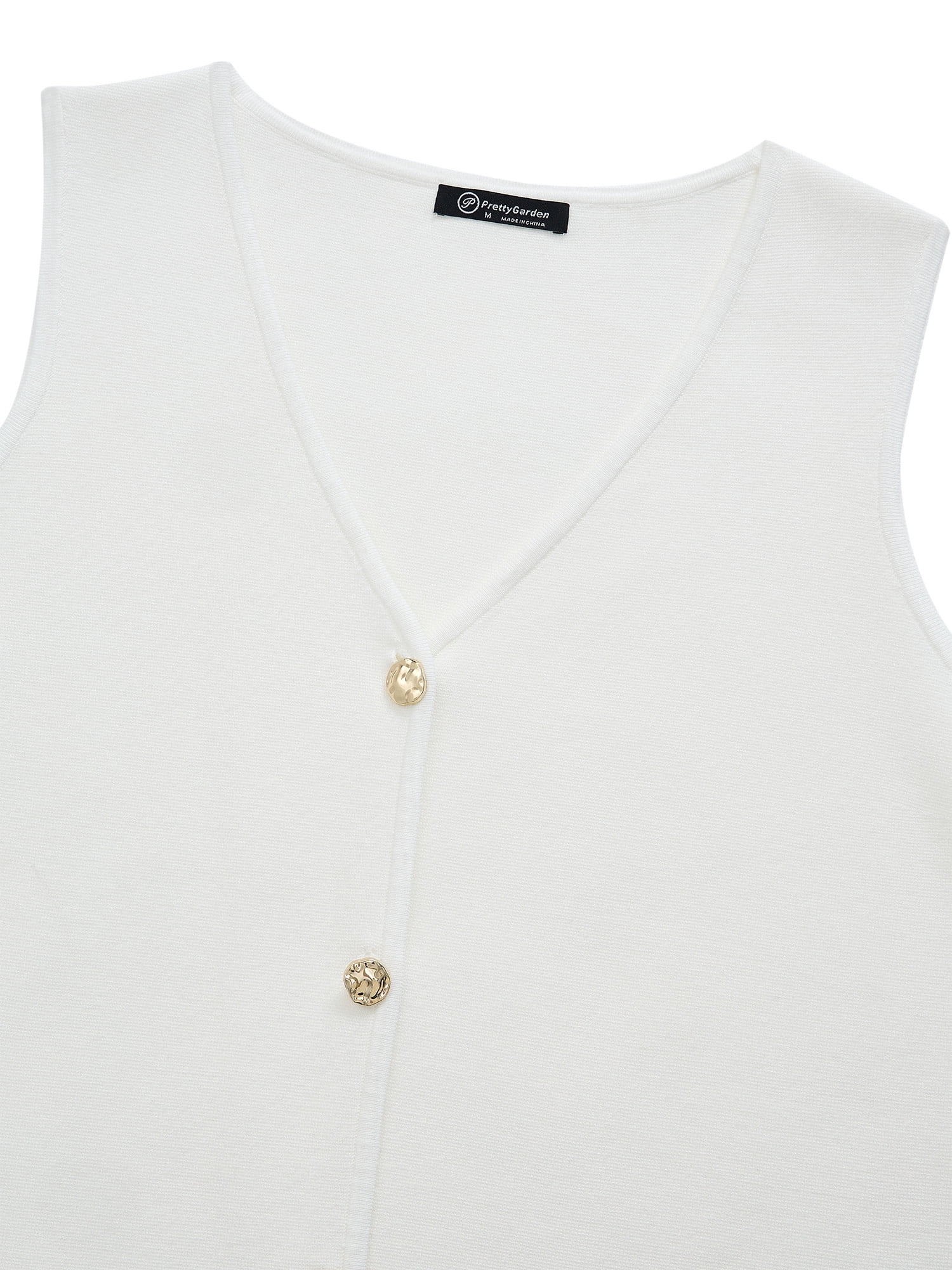 PRETTYGARDEN Women's Button Up Sweater Vest, Sizes S-XXL