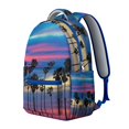 thumbnail image 2 of Hawaii Tropical Wind Palm Leaves Backpack: Perfect Gift for Students, Durable Lightweight Laptop Daypack for High School College, Large Capacity Bookbag for Campus Commute, 2 of 6