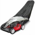 thumbnail image 1 of Lawn Mower Cover, Dust Uv Protection Polyester Cover With Secured String For Gas Electric Reel Push Mowers, 1 of 5