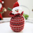 thumbnail image 5 of Bolsa de regalo decorativa de Navidad creativa bolsa de manzana tejida para niños bolsa de galletas de caramelo bolsa de regalo de Navidad, 5 of 5