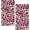 Pink Black Leopard Print, variant on Vintage American Flag Bath Hand Towel 2 Pack Patriotic USA Flag Absorbent Hand Towels Face Towel Soft Breathable Bathroom Towel for Kitchen Hotel Spa Decor Gift 24x16 in