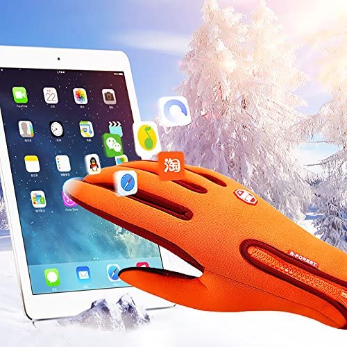 Achiou Touchscreen Winter Gloves for Warm iPhone iPad Bicycling Cycling Driving Anti-Slip Gloves Running Hiking Climbing Skiing Outdoor Sports for Men Women
