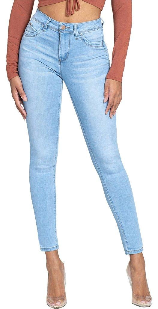 ymi high rise skinny jeans