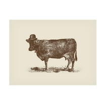Trademark Fine Art Florent Bodart  Cow Cow Nut Canvas Wall Art