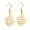 Flower bud-G, variant on Stainless Steel Floral Dangle Hook Earrings for Adult Women, Gold Silver Star Rose Lotus Mandala Poppy Hollow Unalome Vintage Drop Earrings Jewelry Gift(Lotus)