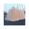 thumbnail image 2 of Tutu Tulle Table Skirt Tableware Table Cloth Cover Home Wedding Party Decor, 2 of 2