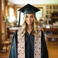 thumbnail image 6 of Xecao Cute Dog Print Graduation Shawl Stole Honor Stole Adult 72" Academic Commencements, 6 of 7
