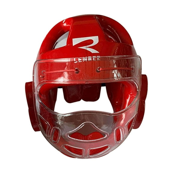 Lohuatrd Head Guard Cover Comfortable Shock Absorption Transparent Cover Skating Equipment Boxing Kid Headgear for Outdoor