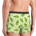 thumbnail image 4 of Bingfone Green Peas Men's Underwear - Casual Stretch Boxer Briefs-Medium, 4 of 7