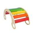 thumbnail image 3 of Arco de escalada de madera para niños, muebles de guardería, juguete de imaginación, arco mecedora Montessori para regalo de cumpleaños, guardería Arcoíris, 3 of 8