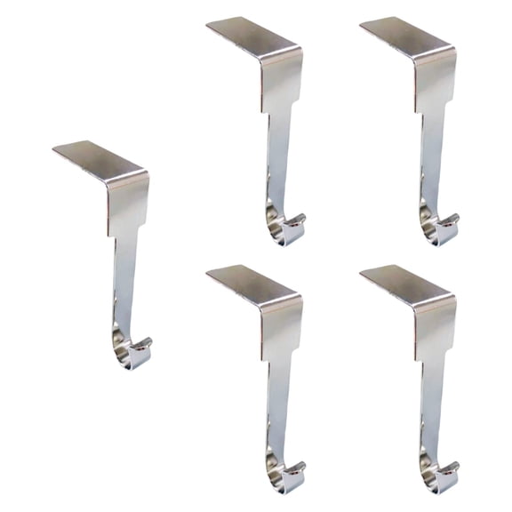 S SERENABLE 5Pcs Christmas Stockings Holder Fireplace Stocking Hanger Stocking Holders for Mantle for Hang Christmas Stockings Xmas Decor Style A