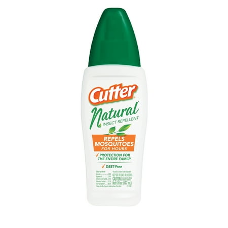 Cutter Natural Insect Repellent, DEET- Free Pump Spray, (Best Non Deet Bug Spray)