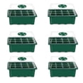 thumbnail image 1 of Inicio De Plántulas, Bandeja De Plántulas Para Jardín, Balcón, Vivero, Placa De Soporte Para Cultivo De Plantas De 12 Agujeros Advancent HA040507-05, 1 of 5