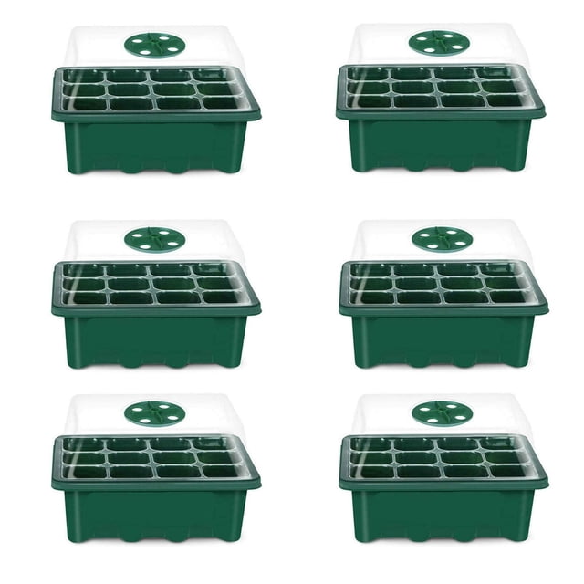 Inicio De Plántulas, Bandeja De Plántulas Para Jardín, Balcón, Vivero, Placa De Soporte Para Cultivo De Plantas De 12 Agujeros Advancent HA040507-05