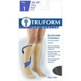 thumbnail image 3 of Truform Bas Mi-Mollet, Bout Fermé: 20 - 30 mmHg, Charbon, 2X-très Grand, 3 of 7