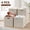 Beige, variant on Thicker Fabric Storage Cubes 13 Inch Collapsible Storage Bins for Closet Shelves, Cubby Organizer Boxes for Cabinet, Bookcase, 2 Pack, Silver Gray