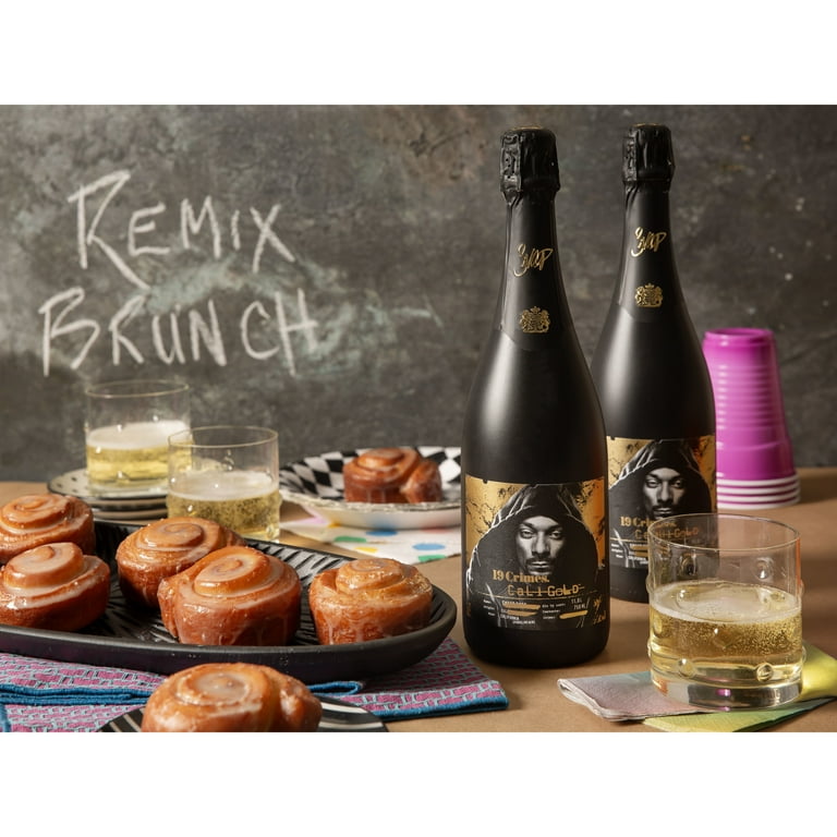 19 Crimes Snoop Dogg Cali Gold Sparkling White Wine, 750ml Glass