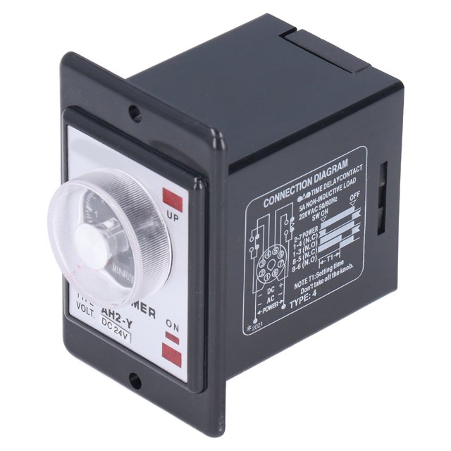 Temporizador de puntero eléctrico, relé de tiempo Transformador de 8 pines Relé de tiempo Relé de tiempo de puntero pequeño Diseño exquisito