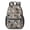 Cavalier King Charles Spaniel and Floral, variant on Boston Terrier and Floral Cream Pattern 17" Waterproof Oxford School Backpacks for Teens, S-Shape Padded Straps, for School, Travel, Hiking, Camping
