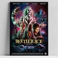 thumbnail image 4 of Classic Movie B-Beetlejuice Horror Comedy Vintage Tim Burton Film Poster Canvas Painting Wall Art Pictures Home Room Decor, 4 of 5