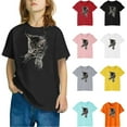 thumbnail image 2 of Qingpeng Cat Print Shirt for Boys Girls Comfortable T-Shirt for Toddler Lightweight Tees for Little Girls, 2 of 5