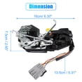 thumbnail image 7 of Unique Bargains Front Right Door Lock Actuator 931-493 9030-04010 for Toyota Tacoma 1998-2004 Black, 7 of 7