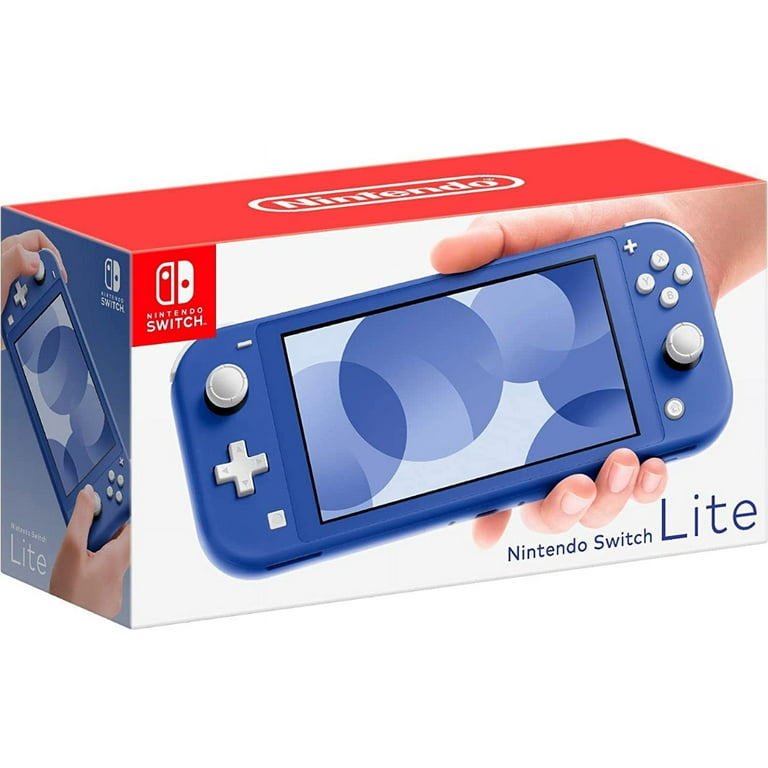 Nintendo Switch Lite Console, Blue, w/ AIEC Accessory Bundle