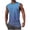 Blue, variant on Sleeveless Tank Top for Men Crewneck Gradient Horizontal Stripe Shirt Casual Stylish Breathable Workout Muscle Tee Purple XXL