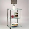 thumbnail image 2 of Convenience Concepts Designs2Go Table de Lampe Classique en Verre Transparent à 3 Niveaux, 2 of 2