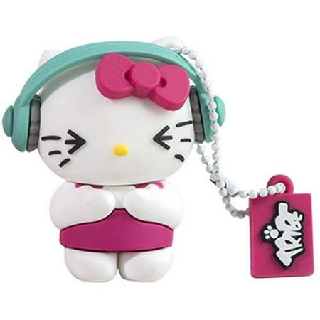Xbox 360 Usb Flash Drive - Tribe Hello Kitty DJ 8GB USB Flash Drive