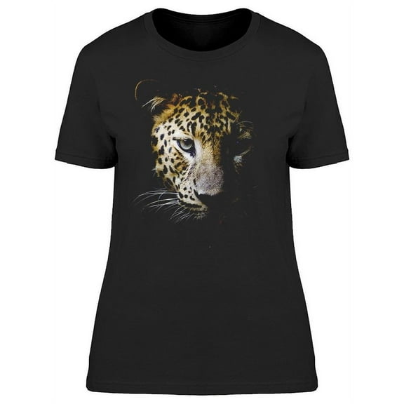 Leopard W/Intense Look T-Shirt Women -Image by Shutterstock, Female 3X-Large