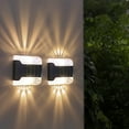 thumbnail image 5 of YOBOLK Garden Outdoor Garden, Villa, Wall Lamp, Outdoor Courtyard, Small Night Lamp, Solar Decorative Lamp Arranged On The Wall Patio Decor Clearance, 5 of 6