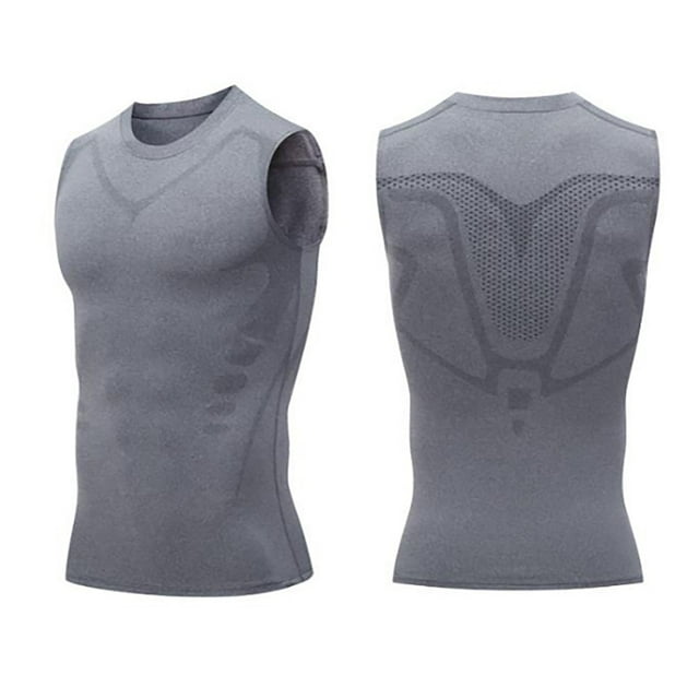Meitianfacai Ionic Shaping Vest, Guys Men's Chest Gynecomastia Compression Top To Build A Perfect Body