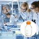 thumbnail image 5 of Botella de almacenamiento de vidrio borosilicato graduada de 500mL Uxcell con tapa amarilla, 5 of 5